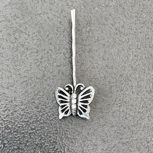 Vintage! Single Metal, Embellished, Butterfly Hair Clip. From the Mid-1990s.